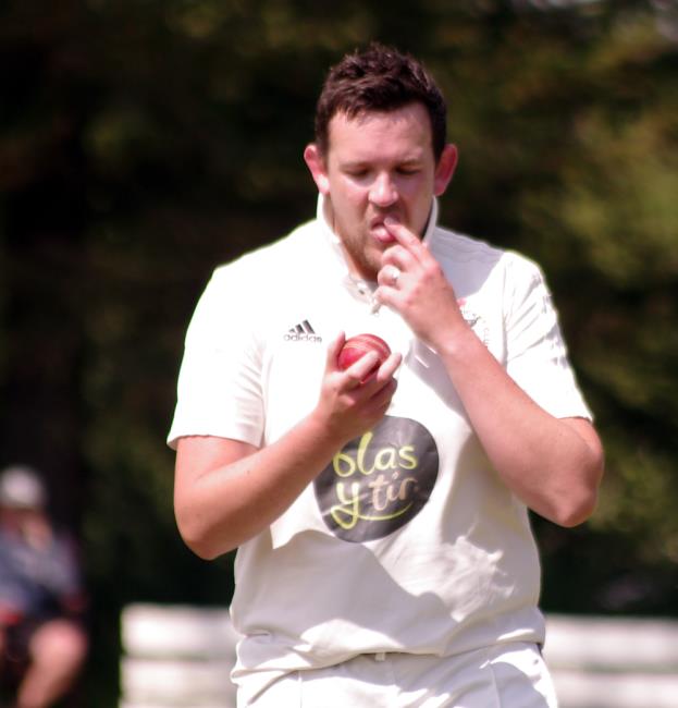 Chris Inward - four-wicket haul in Llangwm success